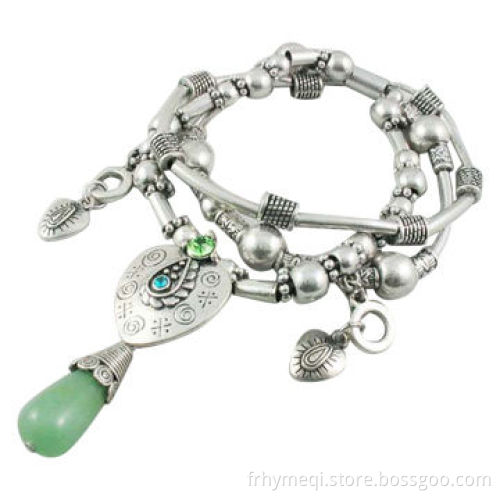 Alloy metal bracelet
